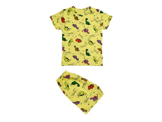 T-shirt & Trouser Yellow Dino World