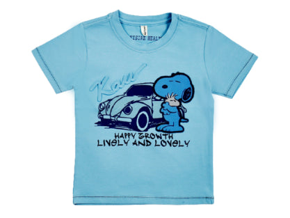 T-shirt Blue Scooby Car